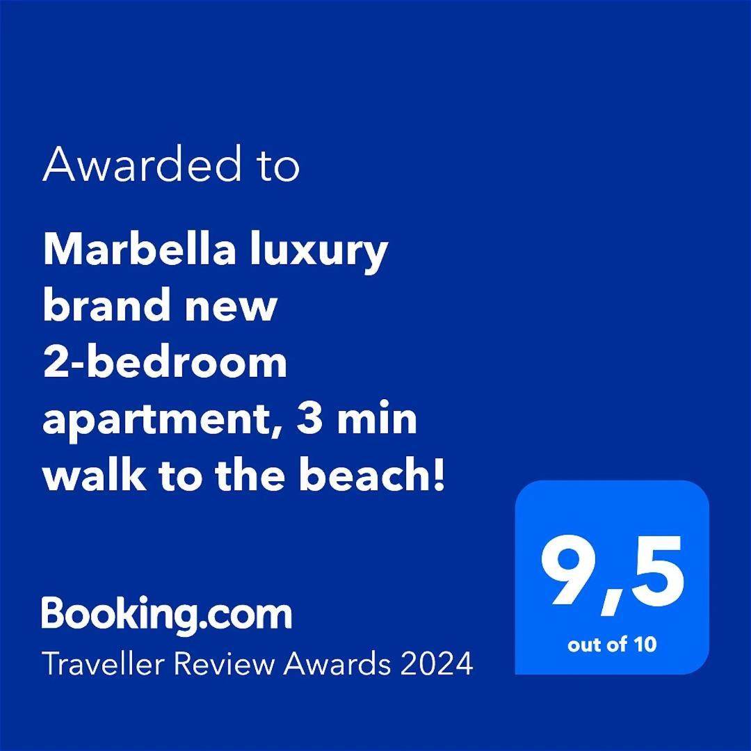 Marbella Luxury Brand New 2-Bedroom Apartment, 3 Min Walk To The Beach! Екстериор снимка